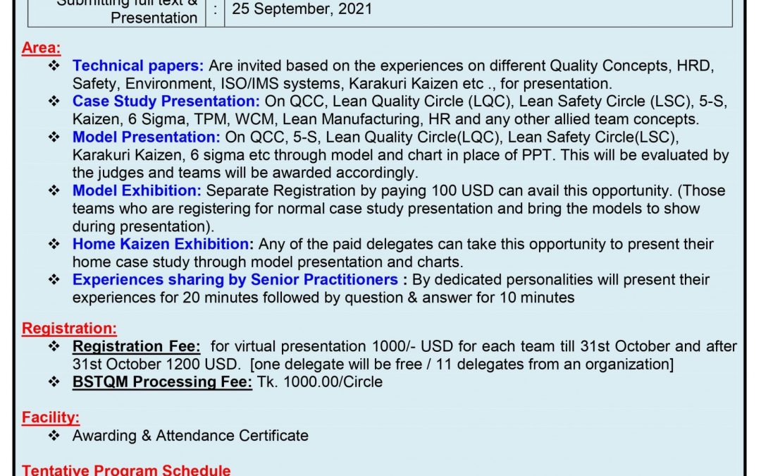 46th ICQCC- 2021 Hyderabad-India